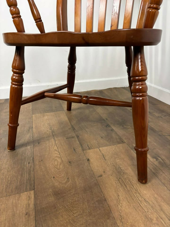 Reproduction Antique Pine Farmhouse Carver Chair