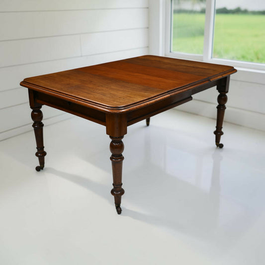 Victorian Mahogany Dining Table Wind Out 1 Large Extension FREE UK Delivery