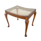 Queen Anne style Rattan foot stool