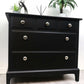Stag Minstrel Chest Of 5 Drawers In Black