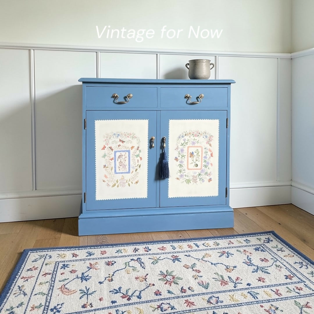 Blue Folky Cabinet