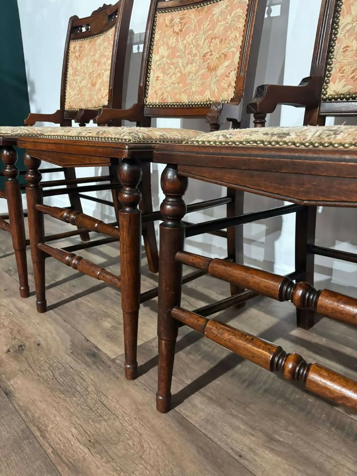 Set of 4 Edwardian Mahogany Dining Chairs. Early 1900s77