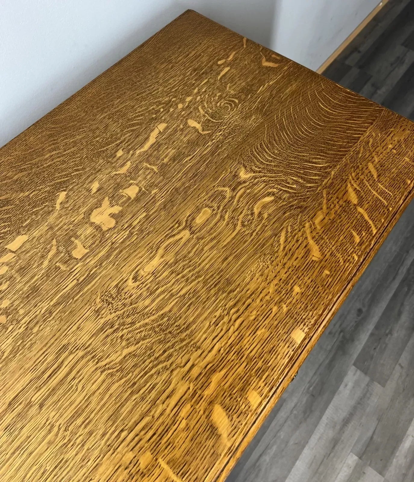 Chest of Drawers Vintage French Louis XVI Oak 3 Drawers Carved Cabinet LOT 4344