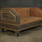 Moroccan Embossed Metal & Leather Sofa