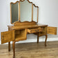 Dressing Table with Mirror Vintage French Oak Louis Vanity Table Makeup LOT 6320