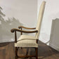 Early 20th Century Oak Framed Hump Back Side Chair
