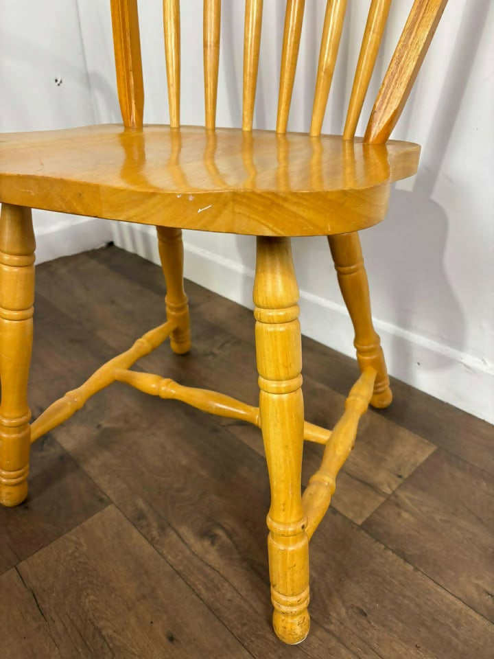 A Pair of Contemporary Hoop Spindle Back Chairs