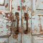 Reclaimed Blue Indian Wooden Cupboard