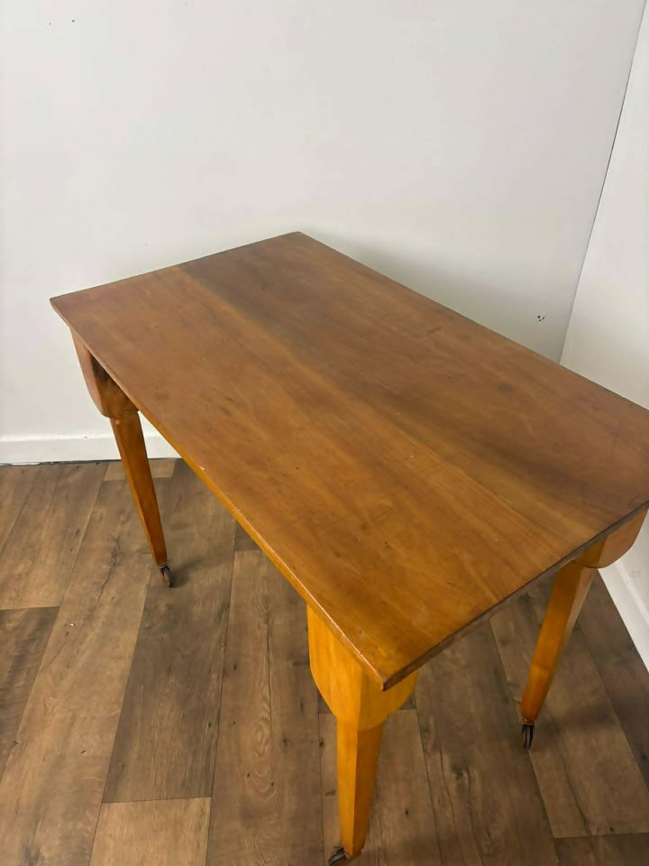 Vintage Stripped Oak Side Table