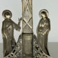 Crucifix Vintage French Style Metal Ornate Religious Figure LOT 6420