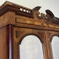 Wardrobe Antique French Style Walnut Mirrored Two Door Carved Armoire LOT 6520