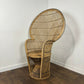 Vintage Woven Peacock Chair