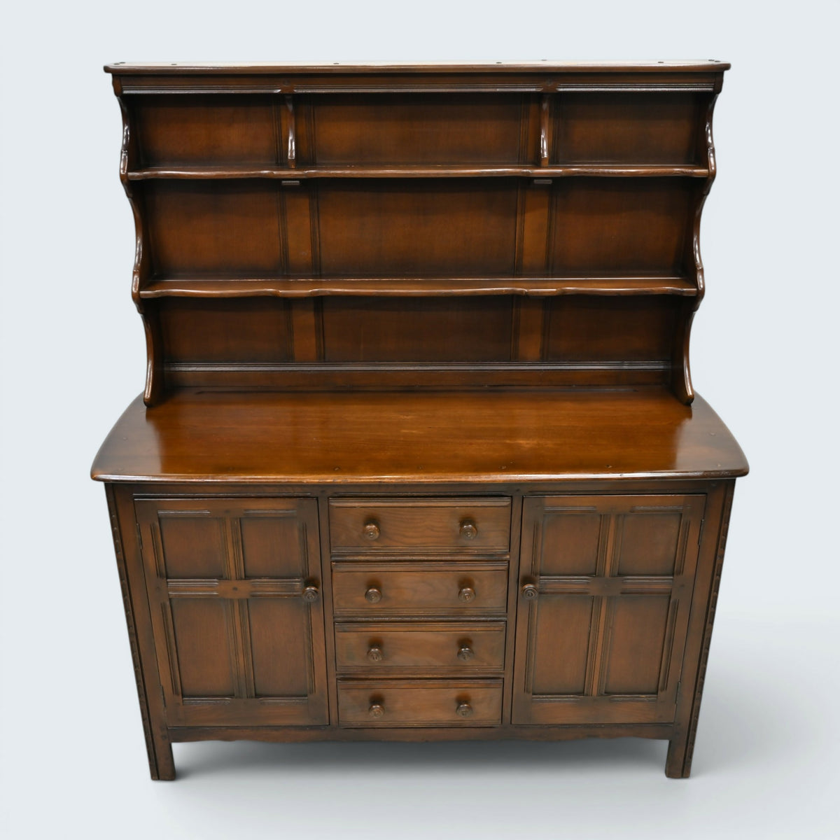 Ercol Sideboard Welsh Dresser Top 4 Drawers 2 Cupboards 282D FREE UK Delivery*