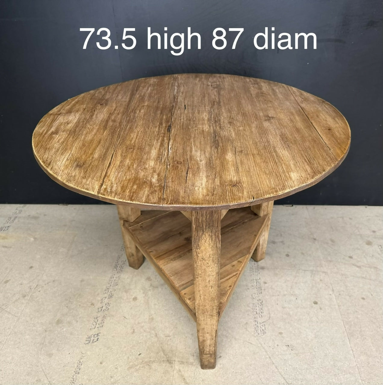 Antique Pine Cricket Table