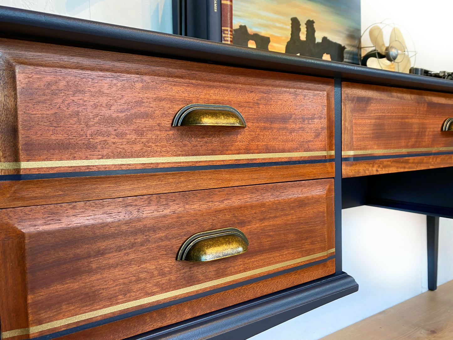 Writing Desk By Stag, 1970s Mid Century