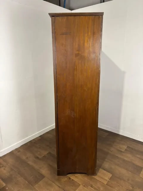 Edwardian Oak Double Wardrobe