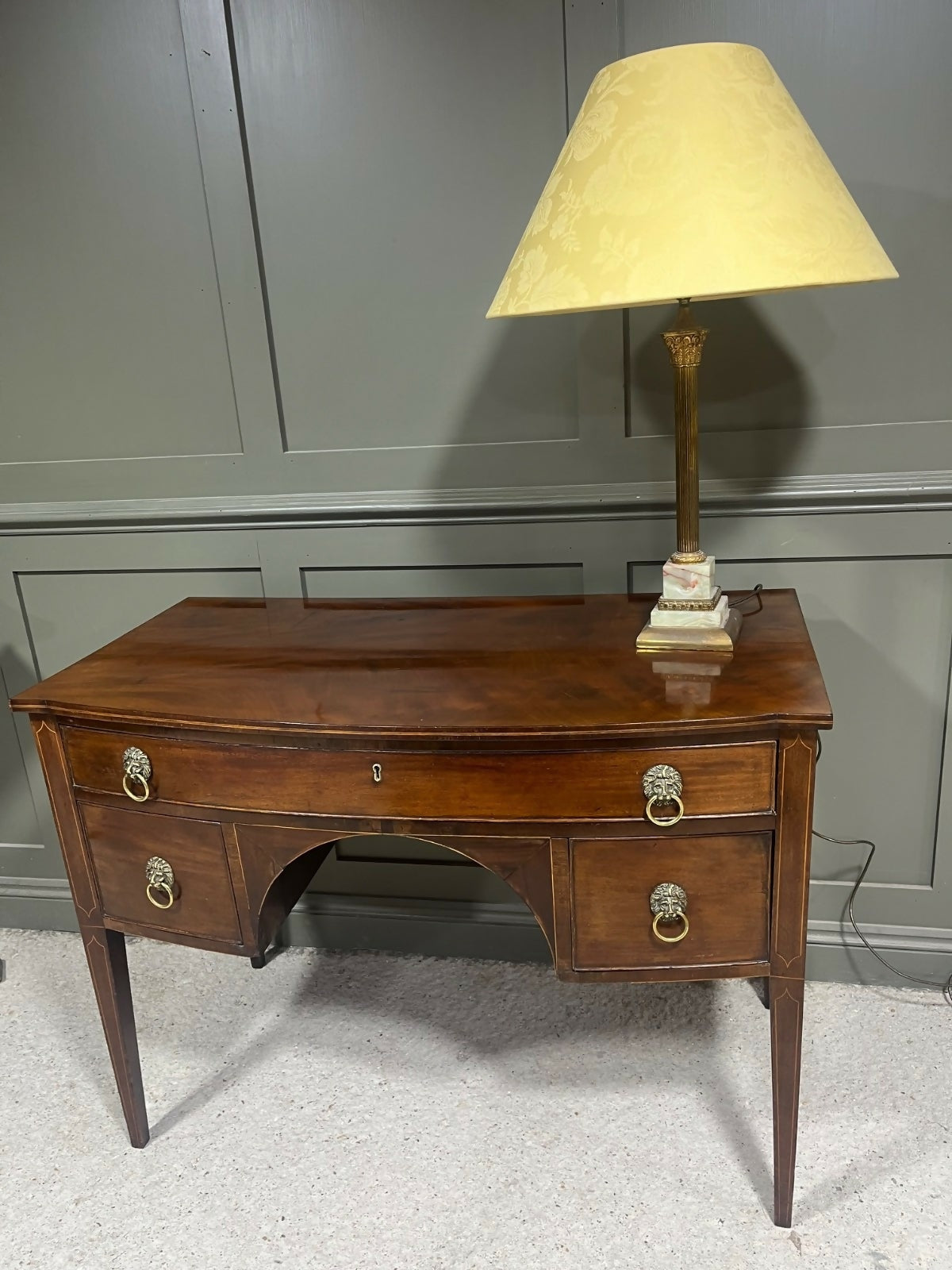 Georgian Desk Knee Hole Style Vintage Desk Early 1800’s