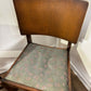 Vintage Oak Set Of Six Dining Chairs