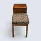 Hall Telephone Table/Seat With Cushion & Small Cupboard Vintage FREE UK Delivery