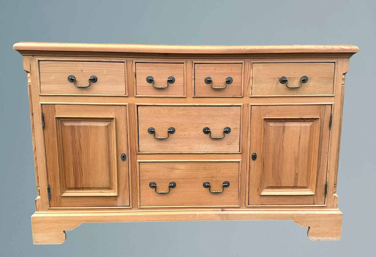 Pine Sideboard or Dresser Base In The Georgian Style