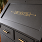 Art Deco Writing Bureau Black & Gold Secretary Desk