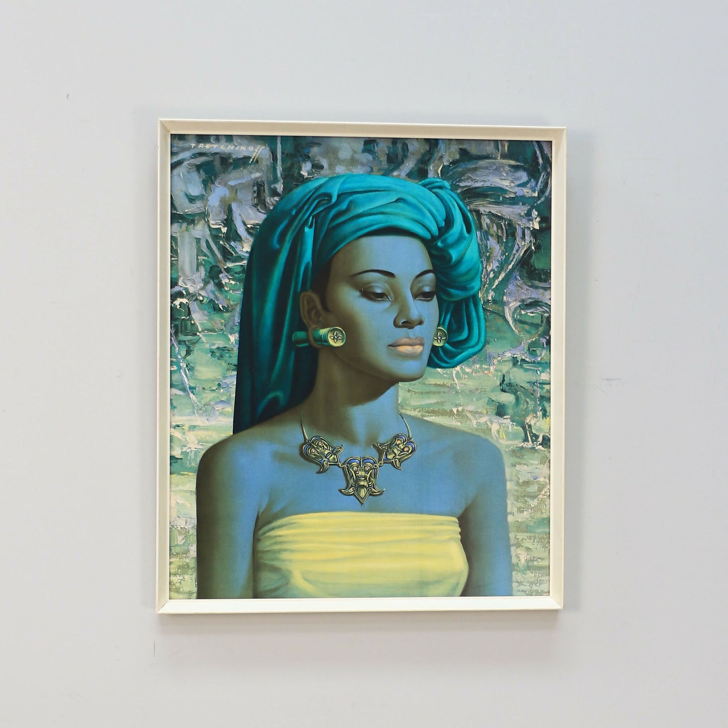Original Balinese Girl by Vladimir Tretchikoff 1970s wall Pictures from Boots
