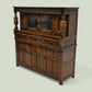 Old Charm Court Cupboard Buffett Sideboard Oak Tudor Style FREE UK Delivery.