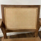 Pair Of Modern Armchairs With Bergere Panels