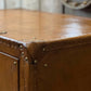 English handmade vintage luxury leather drawer chest - London tan