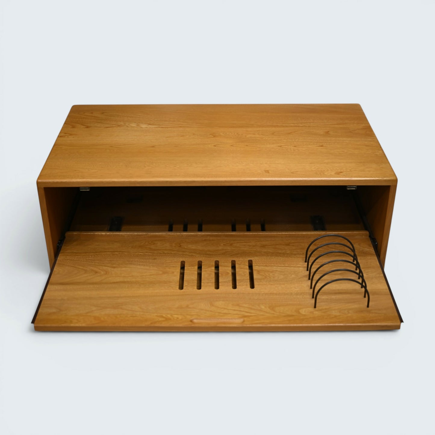 Ercol Windsor TV Stand / Video Unit Double Width Light Finish FREE UK Delivery*