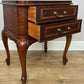 Pair of Bedside Tables Vintage French Louis Nightstands Carved Cabinets LOT 6221