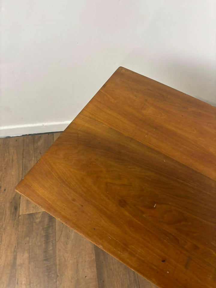 Vintage Stripped Oak Side Table