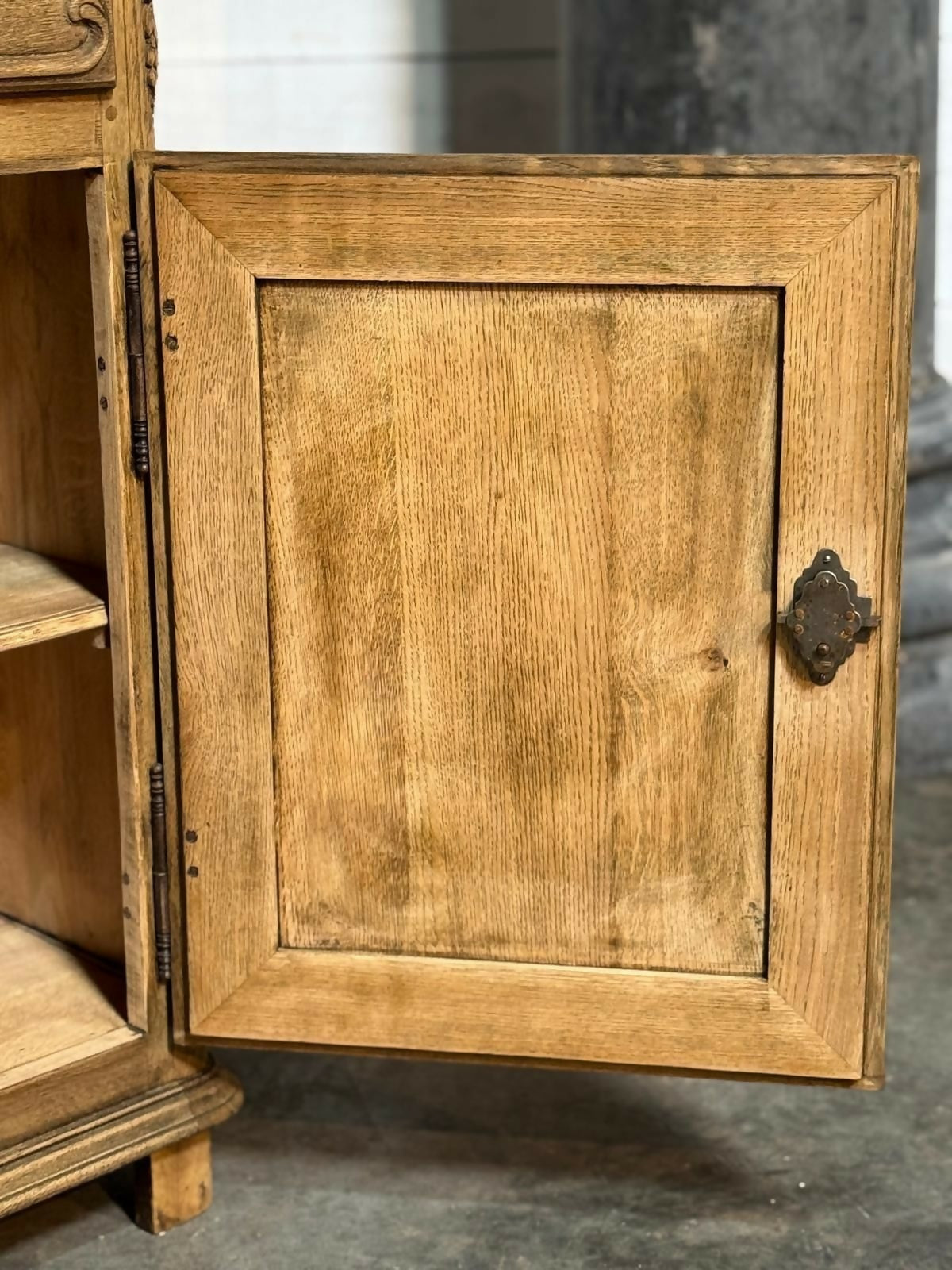 Quality French Bleached Oak Cupboard