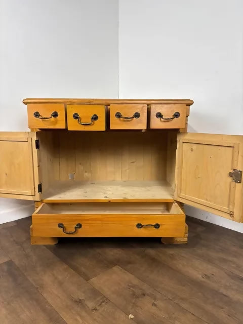 Antique Style Pine Sideboard / Cupboard
