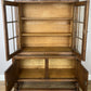 Bookcase Vintage French Oak Glazed Display Cabinet Carved Sideboard LOT 6257