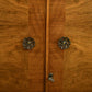 Art Deco Style Walnut Gentlemans Wardrobe - 1960s