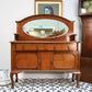 Edwardian Mirror Back Sideboard in Mahogany with Cabriole Legs
