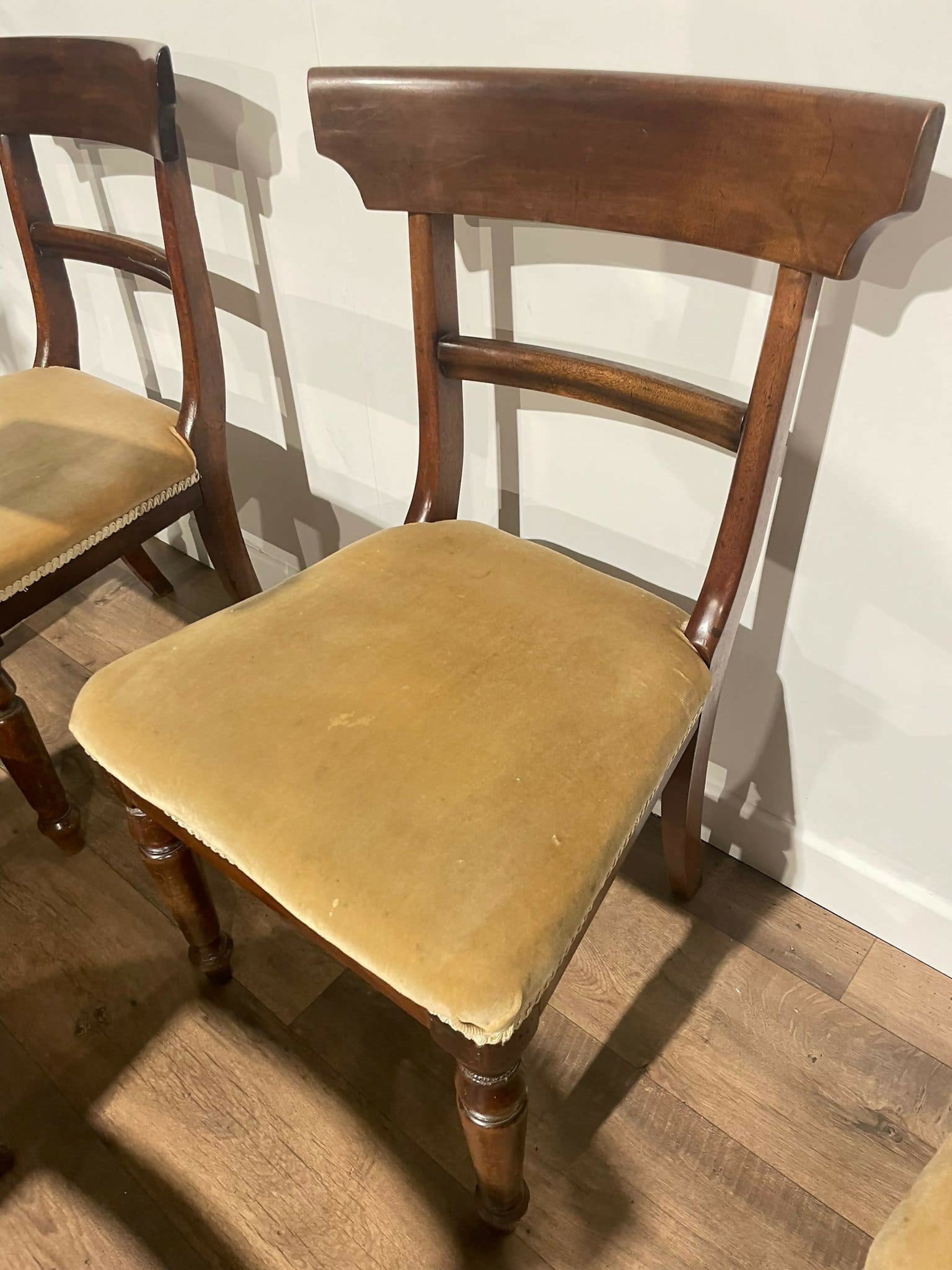 six Victorian Splat Back Dining Chairs33