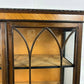 Vintage 1920s Bow Front Glazed Display Cabinet