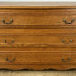 Chest of Drawers Vintage French Louis Oak 3 Drawers Carved Cabinet LOT 6265