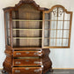 Bookcase Vintage French Carved Glass Doors Sideboard Drawers Cabinet LOT 4490