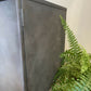 Mid Century Hand Painted Cabinet, Bronze Earthy Tones