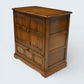 Ercol Mural TV Video Cabinet Golden Dawn Corner Flap Model 839 FREE UK Delivery
