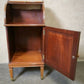 19th Century Inlaid Mahogany Tambour Shutter Cabinet / Bedside Cupboard