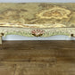 Coffee Table Vintage Shabby Chic Louis XVI Marble Top Carved Table LOT 6278