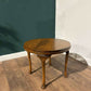 Vintage Oak Circular Side Table On Cabriole Supports3