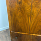 Art Deco Figured Walnut Gents Wardrobe