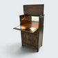 Jaycee Wine/Gin Drinks Cabinet Mirrored Pouring Surface Cupboard FREE Delivery