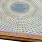 Regency style Rattan and Mahogany coffee table