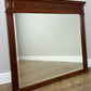 Mirror Antique French Walnut Wall Mirror Carved Decorative Frame LOT 6405
